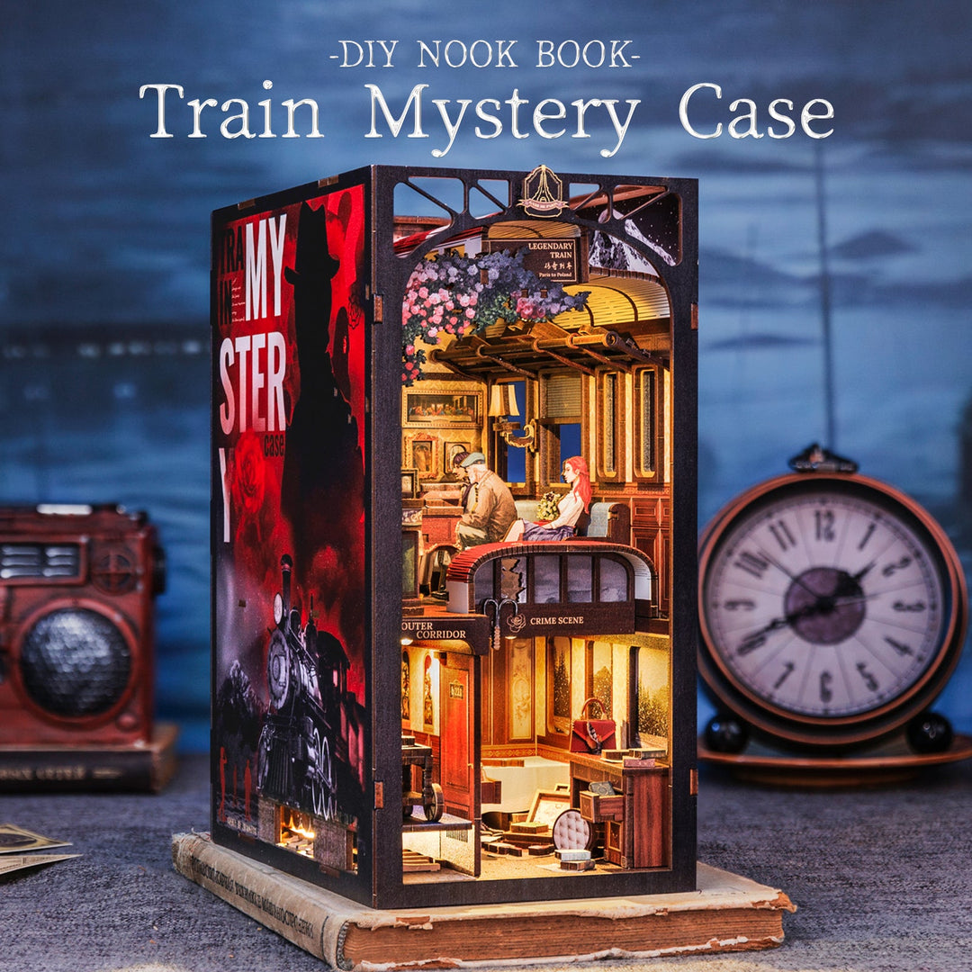 DIY Book Nook Kit (Train Mystery)