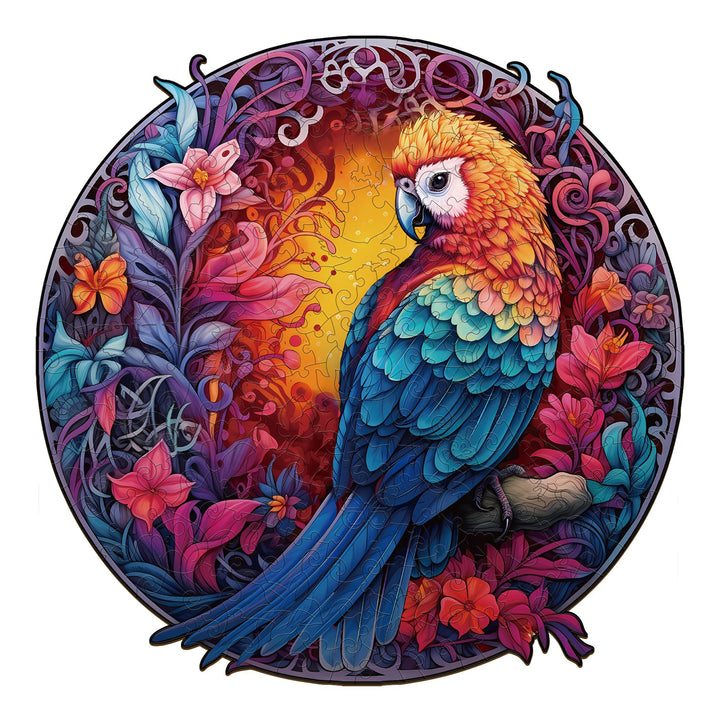 Beautiful Parrot - Wooden Jigsaw Puzzle