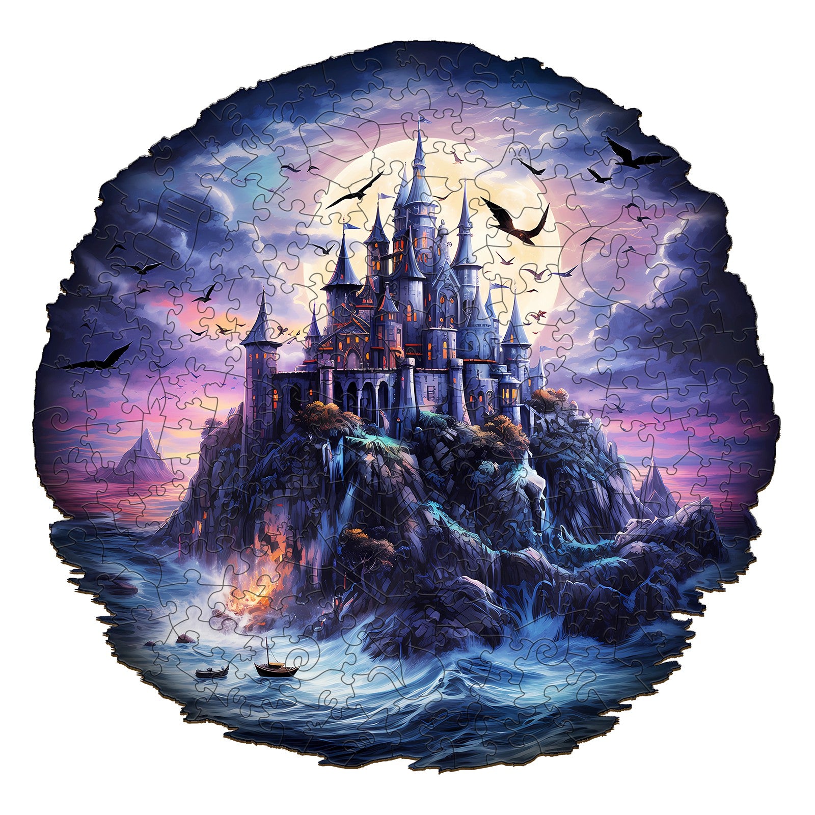 Mysterious Castle - Wooden Jigsaw Puzzle – peckeroom