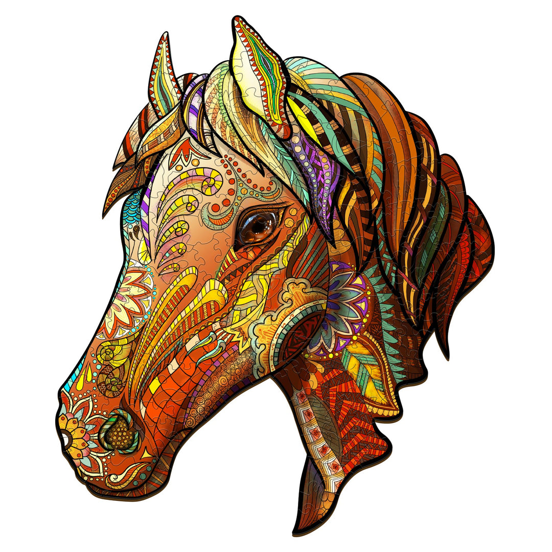 Spirited Horse - Wooden Jigsaw Puzzle