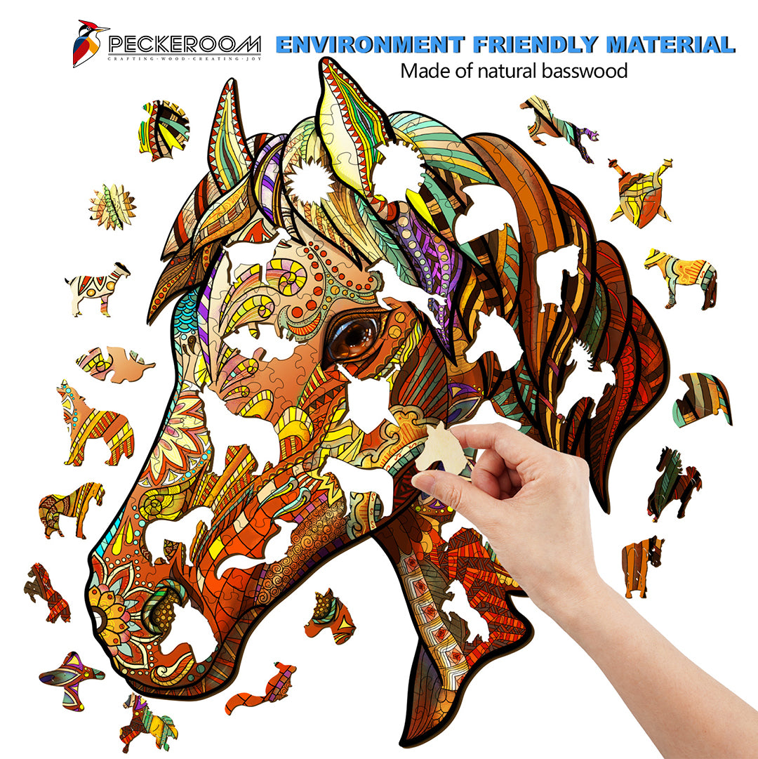 Spirited Horse - Wooden Jigsaw Puzzle