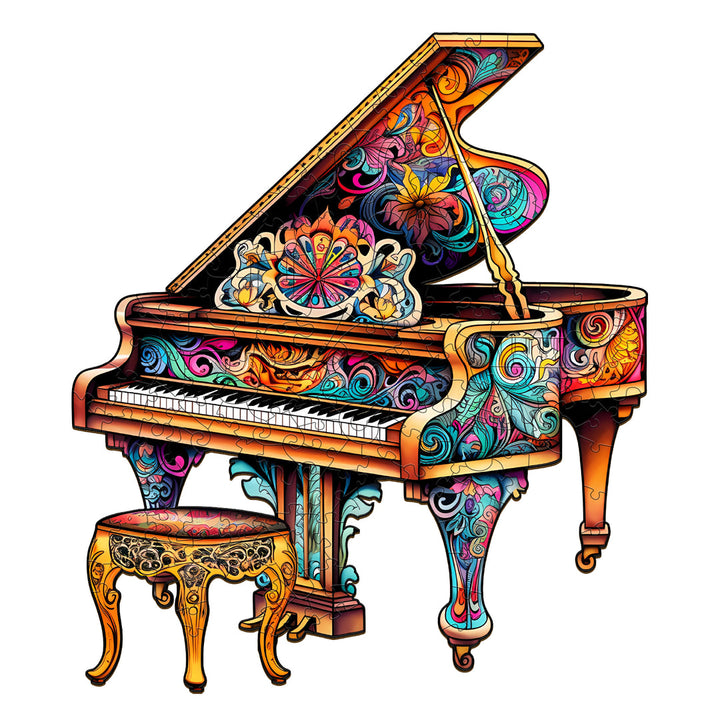 Gorgeous Piano - Wooden Jigsaw Puzzle