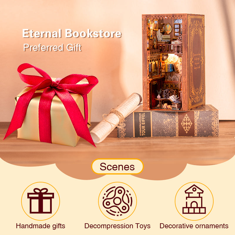 DIY Book Nook Kit (Eternal Bookstore)