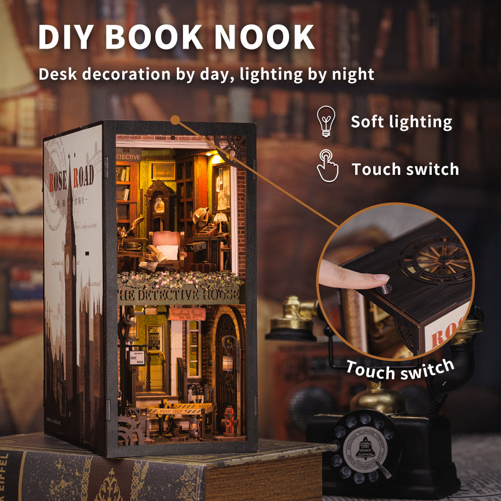 DIY Book Nook Kit（Rose Detective Agency）