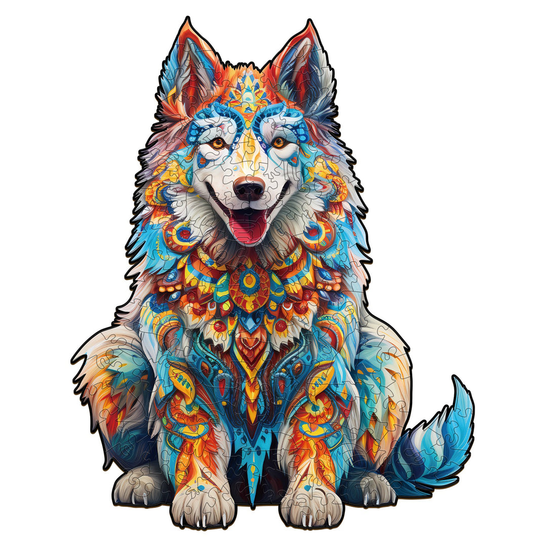 Alaskan Malamute - Wooden Jigsaw Puzzle