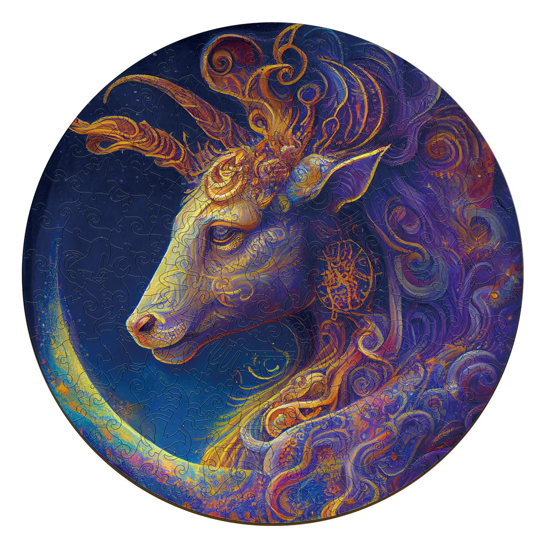 12 Zodiac Signs - Wooden Jigsaw Puzzle