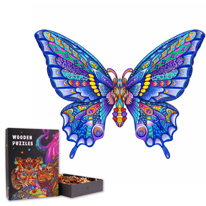 Charming Butterfly - Wooden Jigsaw Puzzle