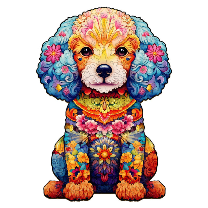 Cute Poodle - Wooden Jigsaw Puzzle