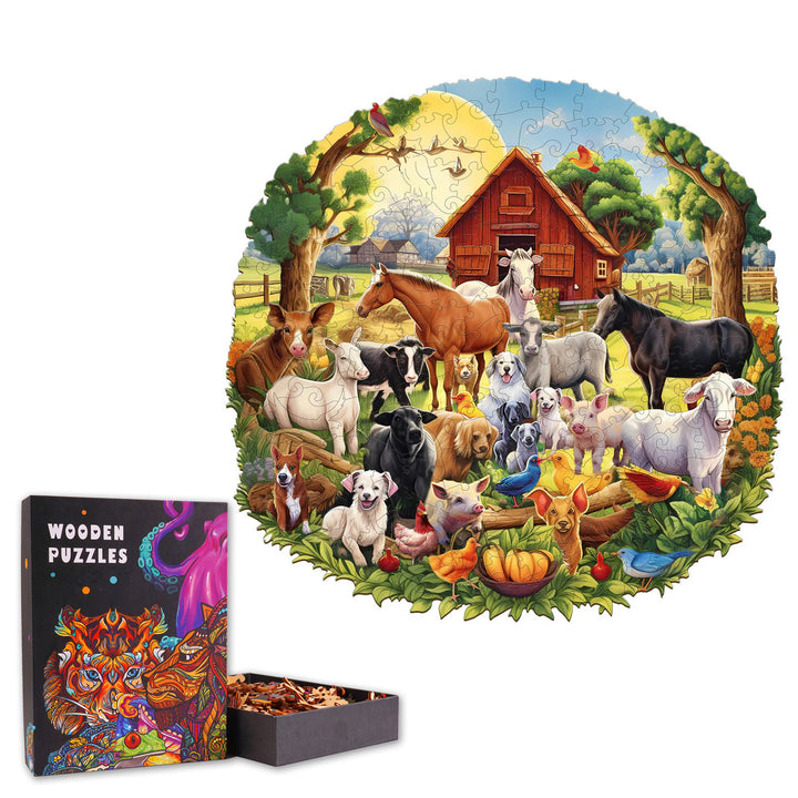 Fun Farm - Wooden Jigsaw Puzzle