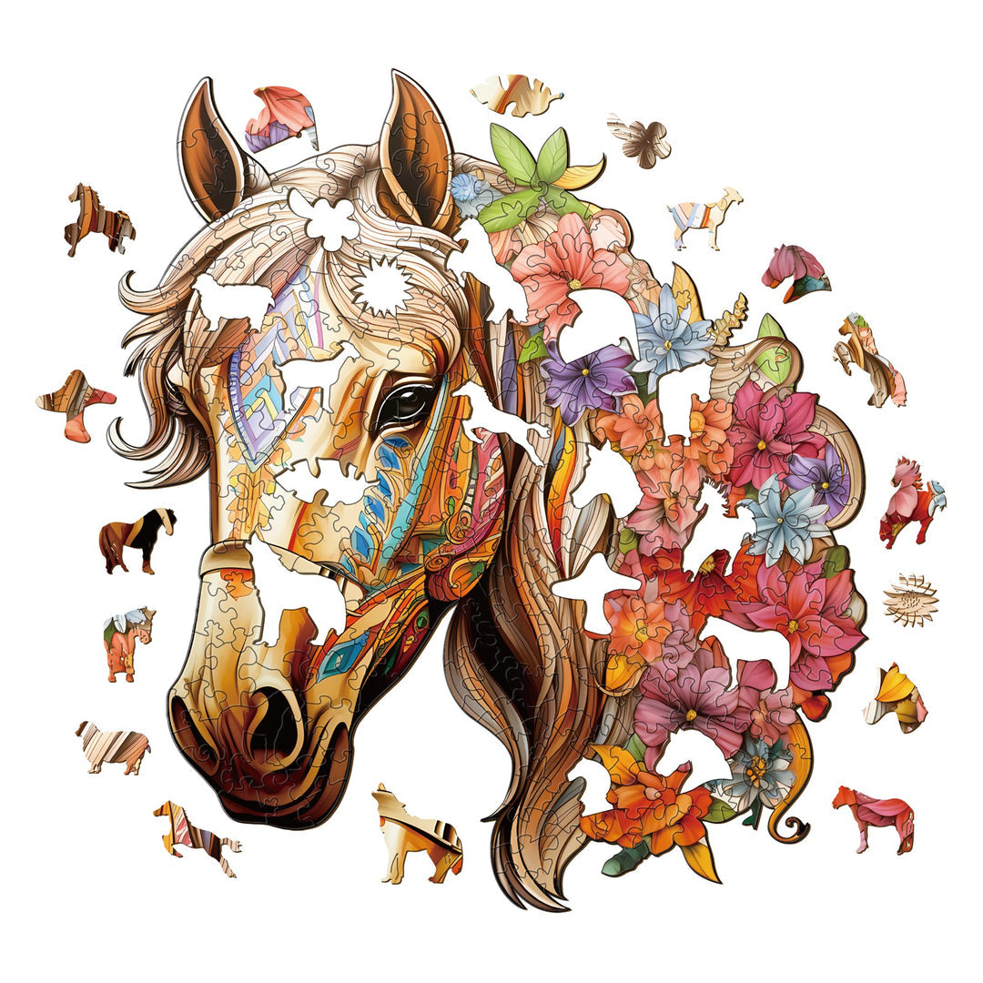 Gentle Horse - Wooden Jigsaw Puzzle