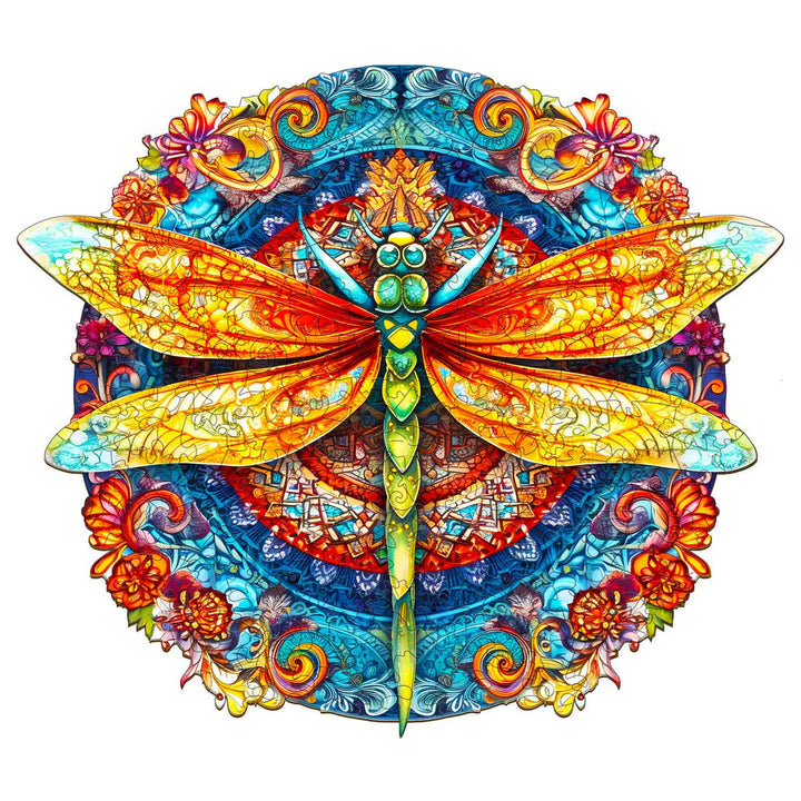 Mandara Dragonfly - Wooden Jigsaw Puzzle