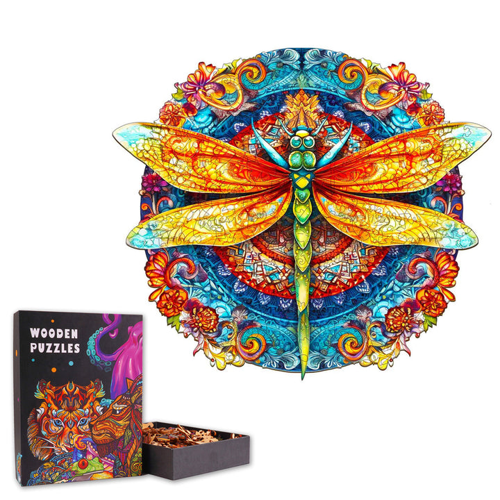 Mandara Dragonfly - Wooden Jigsaw Puzzle