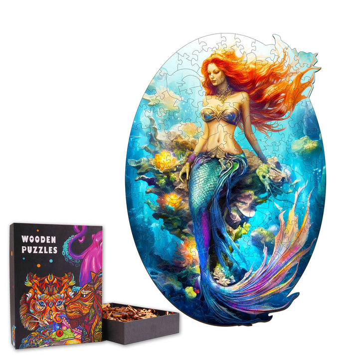 Mermaid 2 - Wooden Jigsaw Puzzle