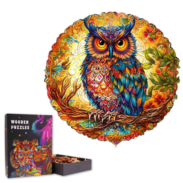 Owl - Wooden Jigsaw Puzzle