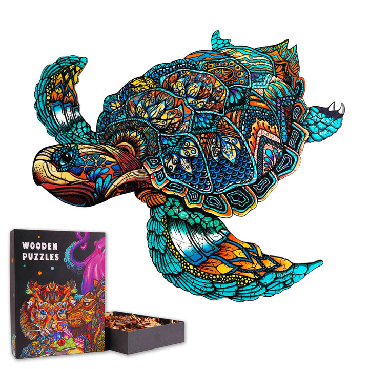 Resilient Turtle - Wooden Jigsaw Puzzle
