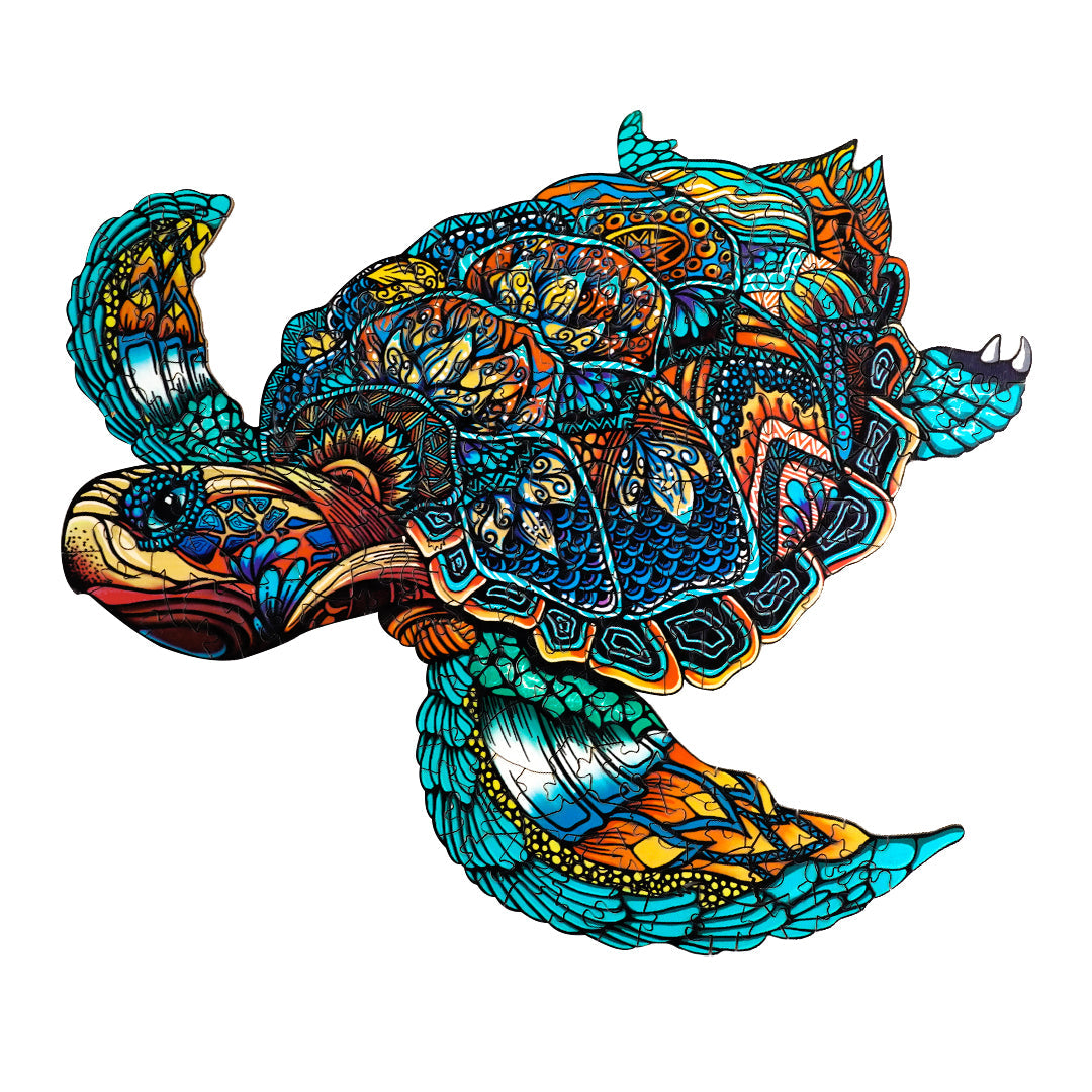 Resilient Turtle - Wooden Jigsaw Puzzle