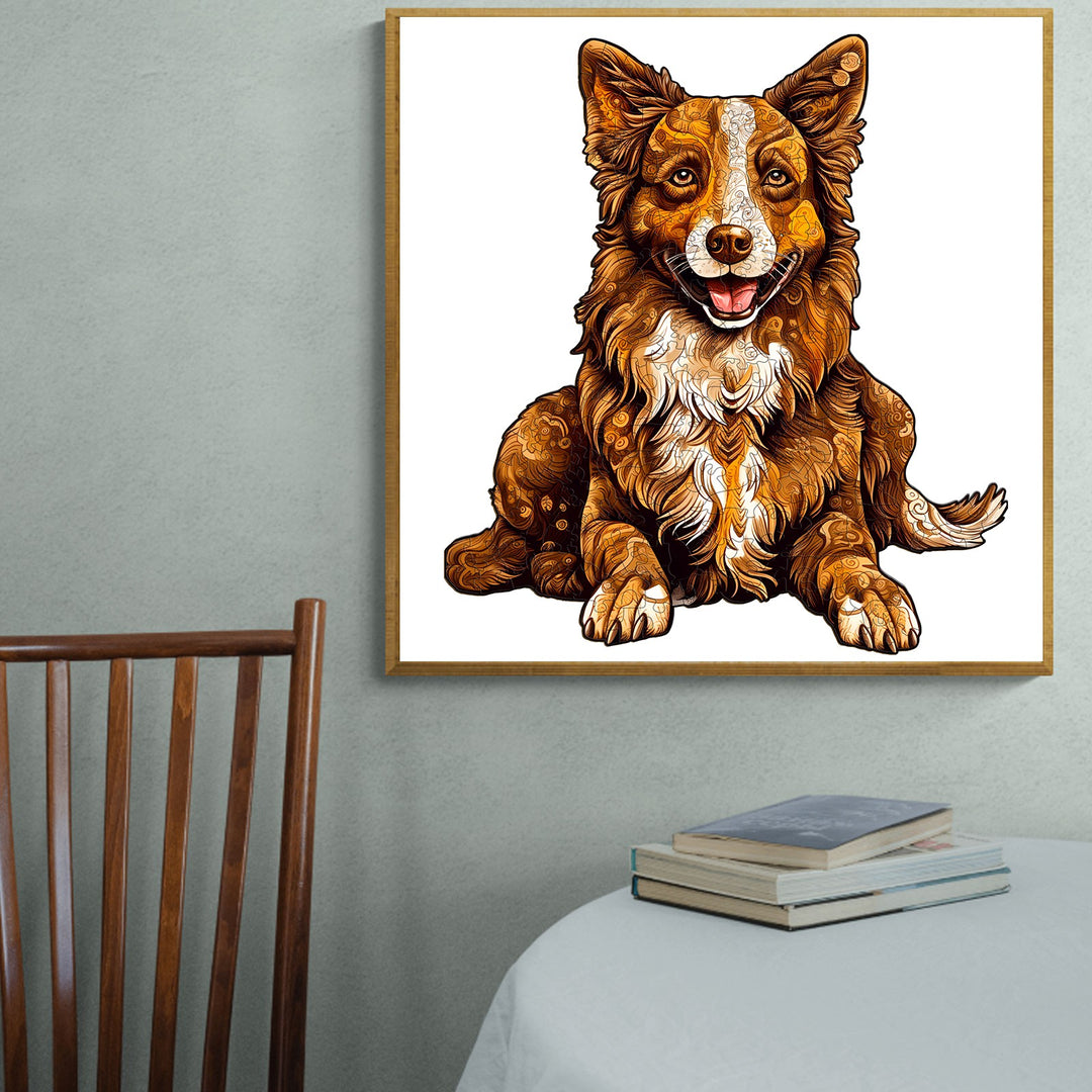 Border Collie - Wooden Jigsaw Puzzle