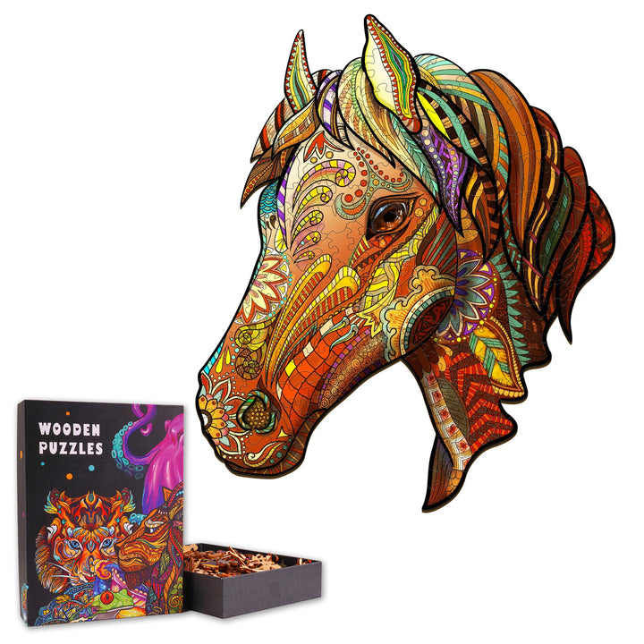 Spirited Horse - Wooden Jigsaw Puzzle