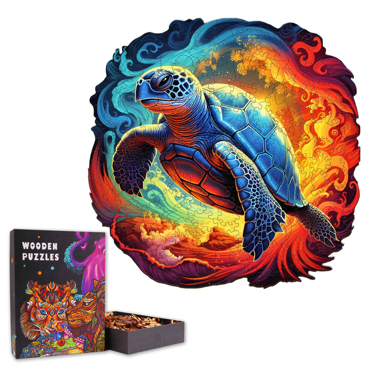 Turtle - Wooden Jigsaw Puzzle