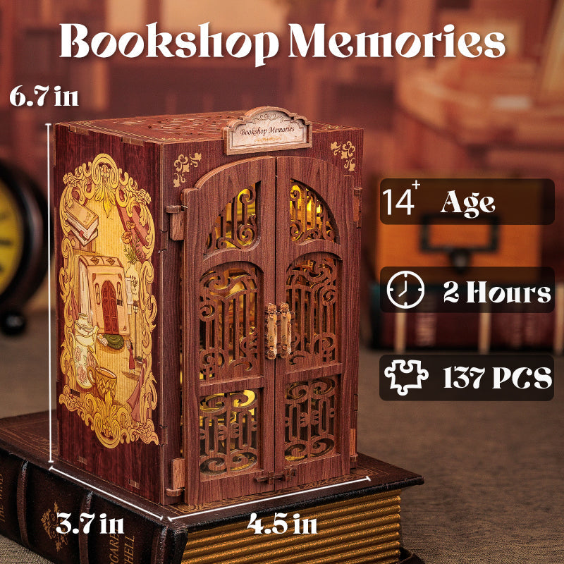 DIY Book Nook Kit（Bookshop Memories）