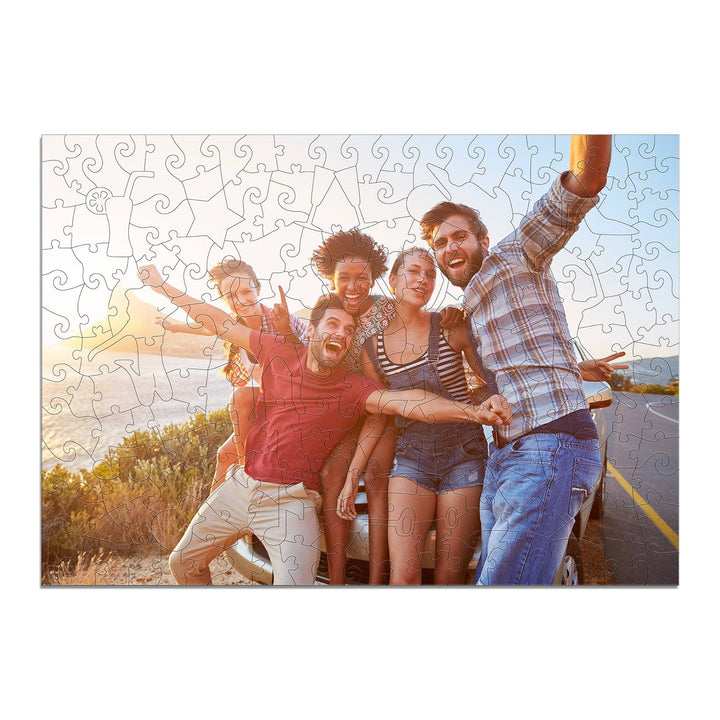 Personalized Rectangular Photo Wooden Puzzle - Friendship