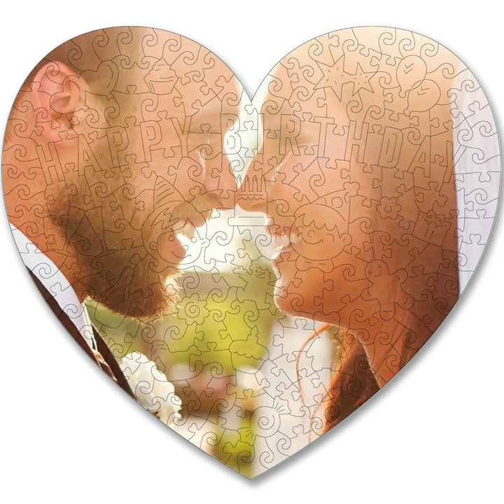 Always in My Heart Personalized Wooden Photo Puzzles
