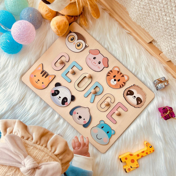 Personalized Wooden Name Puzzle For Baby