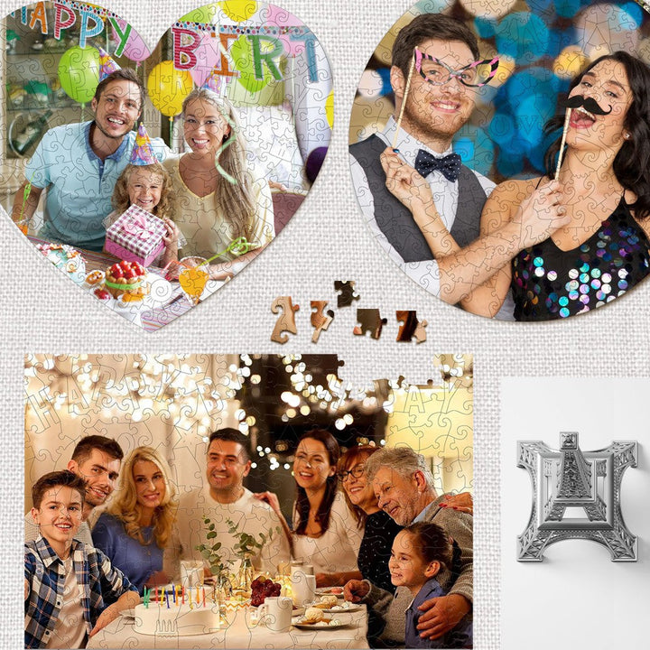 Personalized Photo Wooden Puzzle For Your Precious Moments, Unique Keepsake Gift